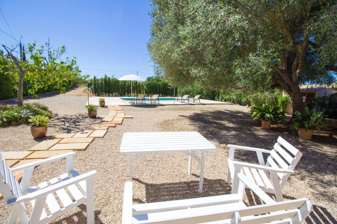 Preciosa Finca rustica con A/C y piscina exclusiva Algaida  Exterior foto
